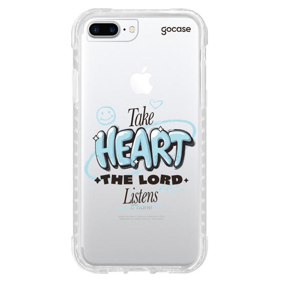 Capinha para celular  Take Heart The Lord Listens