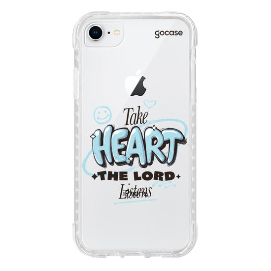 Capinha para celular  Take Heart The Lord Listens