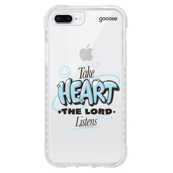 Capinha para celular  Take Heart The Lord Listens