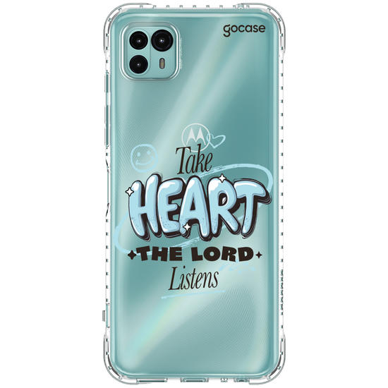 Capinha para celular  Take Heart The Lord Listens