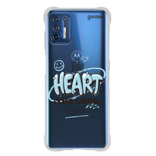 Capinha para celular  Take Heart The Lord Listens
