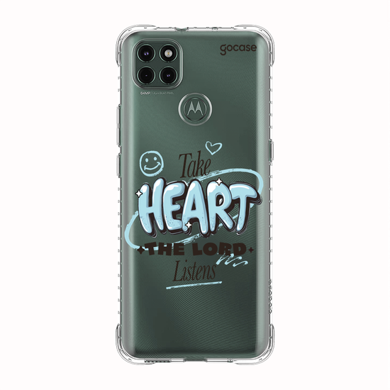 Capinha para celular  Take Heart The Lord Listens