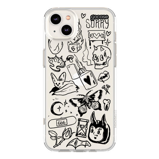 Capinha para celular  Tattos Rabiscadas