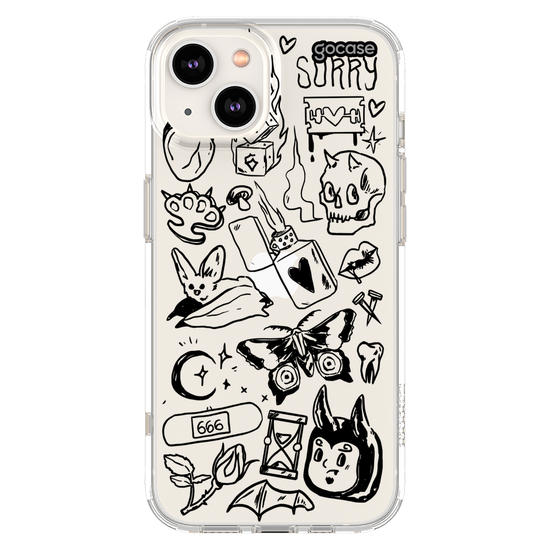 Capinha para celular  Tattos Rabiscadas