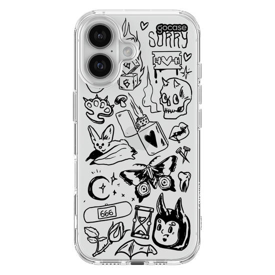 Capinha para celular  Tattos Rabiscadas