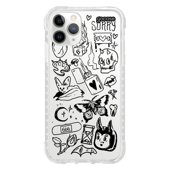 Capinha para celular  Tattos Rabiscadas