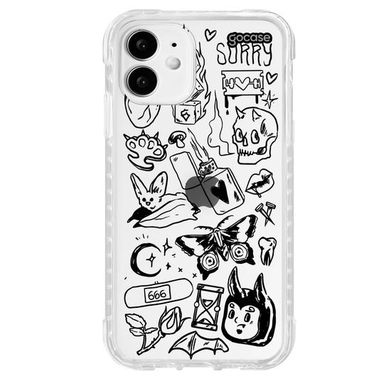 Capinha para celular  Tattos Rabiscadas