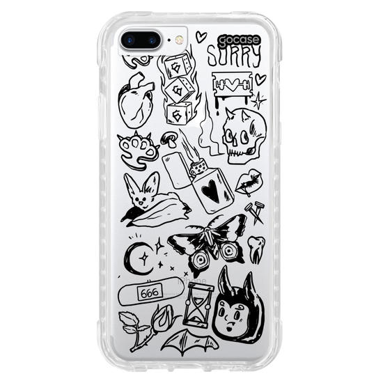 Capinha para celular  Tattos Rabiscadas