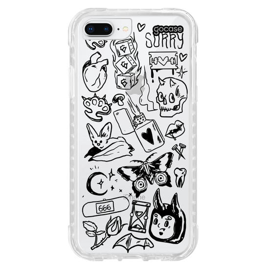 Capinha para celular  Tattos Rabiscadas