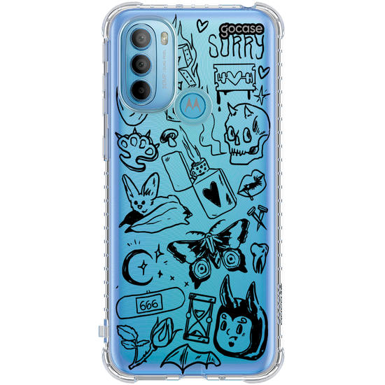 Capinha para celular  Tattos Rabiscadas