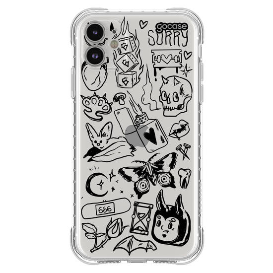 Capinha para celular  Tattos Rabiscadas