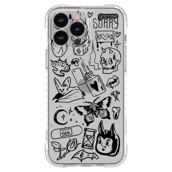 Capinha para celular  Tattos Rabiscadas