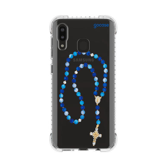 Capinha para celular  Terço Azul
