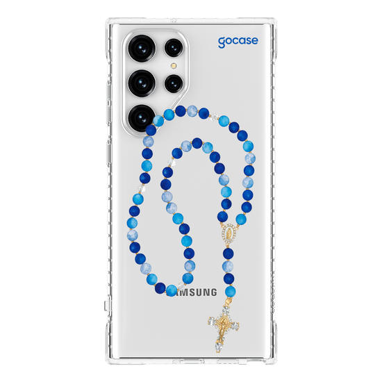 Capinha para celular  Terço Azul