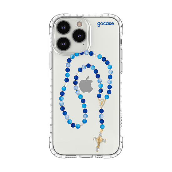 Capinha para celular  Terço Azul