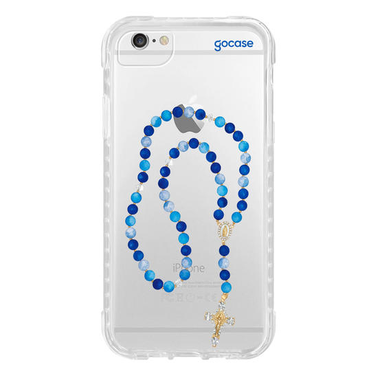 Capinha para celular  Terço Azul