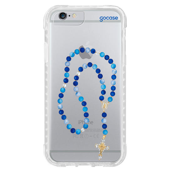 Capinha para celular  Terço Azul