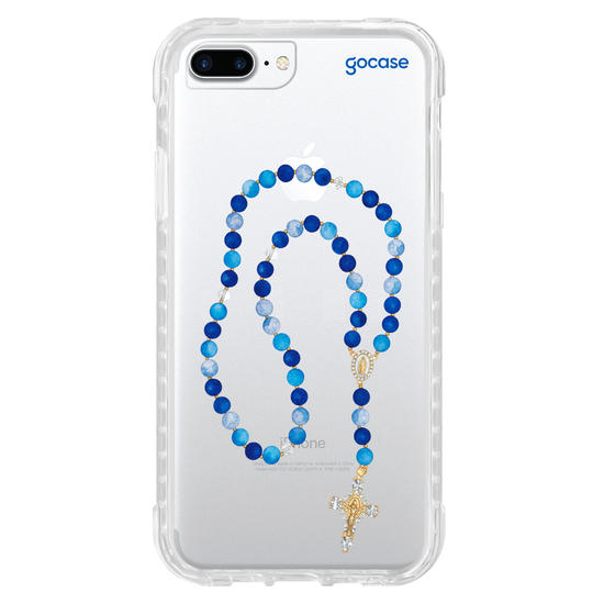 Capinha para celular  Terço Azul