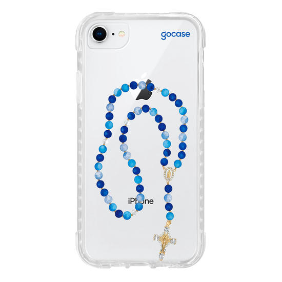 Capinha para celular  Terço Azul