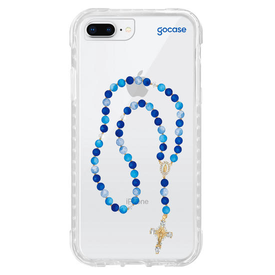 Capinha para celular  Terço Azul