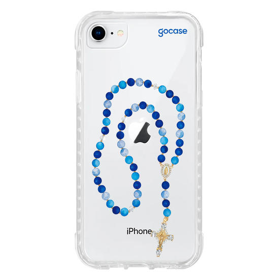 Capinha para celular  Terço Azul