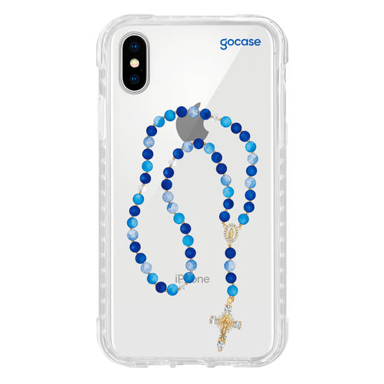 Capinha para celular  Terço Azul