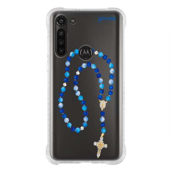 Capinha para celular  Terço Azul