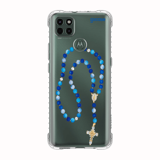 Capinha para celular  Terço Azul