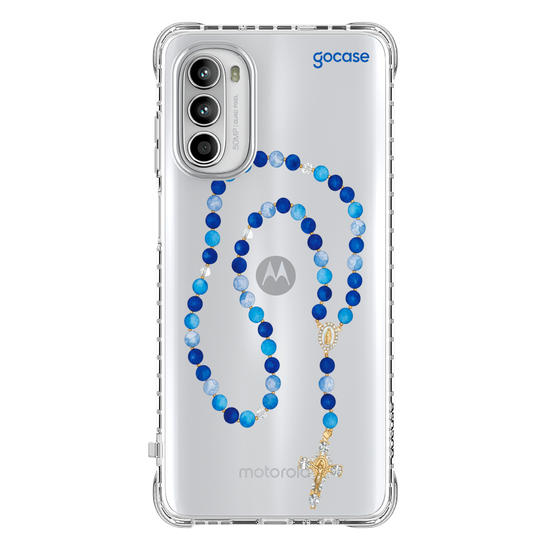 Capinha para celular  Terço Azul