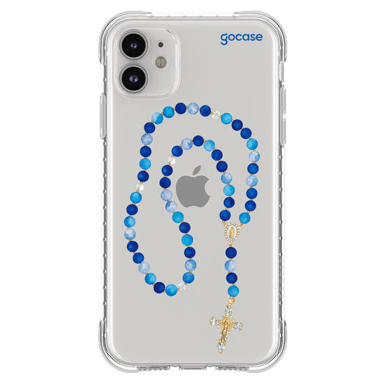 Capinha para celular  Terço Azul