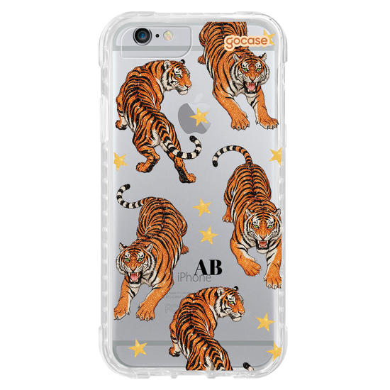 Capinha para celular  Tiger Bling Cravejado