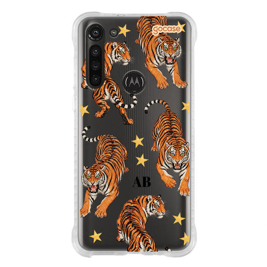 Capinha para celular  Tiger Bling Cravejado