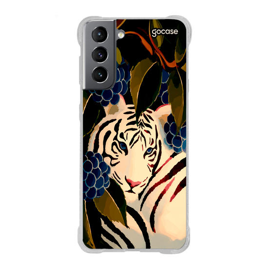 Capinha para celular  Tigre Tropical Boho
