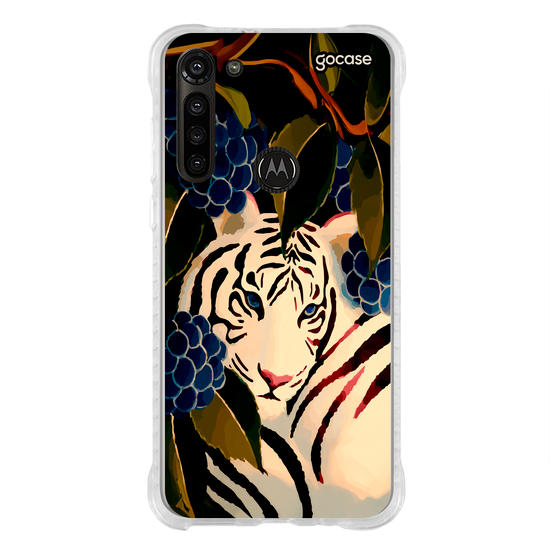 Capinha para celular  Tigre Tropical Boho