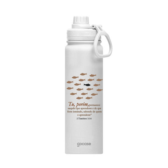 Garrafa Térmica Fresh + Ebook - Timóteo Versículo
