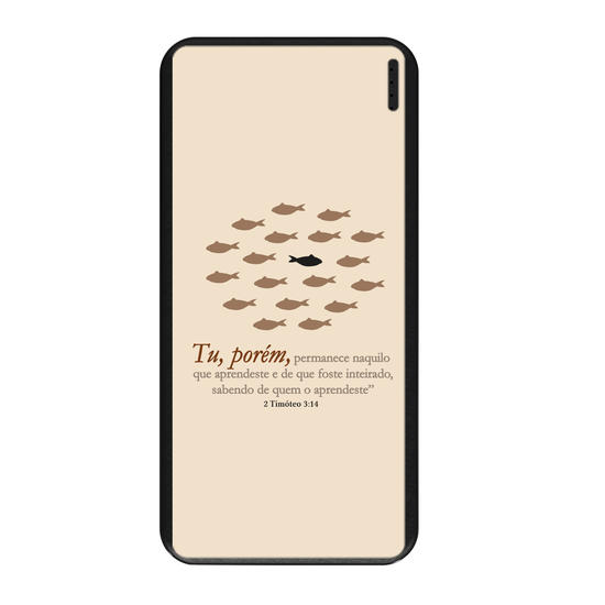 Carregador Portátil Fast Charge -  Timóteo Versículo