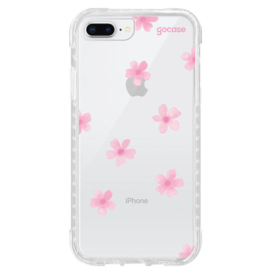 Capinha para celular  Tiny Pink Flowers