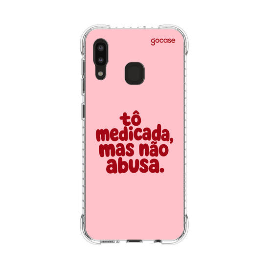 Capinha para celular  Tô medicada, mas não abusa