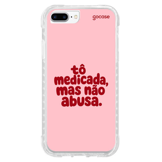 Capinha para celular  Tô medicada, mas não abusa