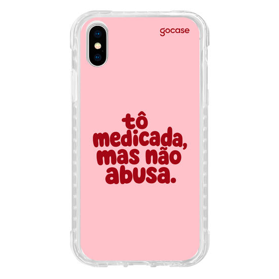 Capinha para celular  Tô medicada, mas não abusa