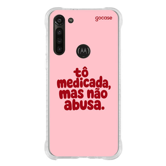 Capinha para celular  Tô medicada, mas não abusa