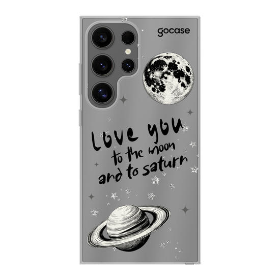 To the moon and to Saturn Phone Case