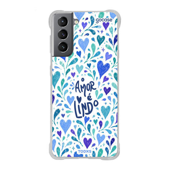Capinha para celular  Todxs - O Amor é Lindo