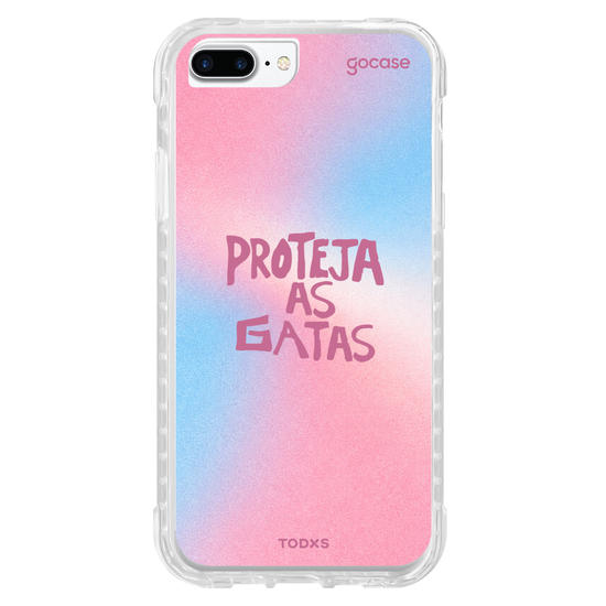 Capinha para celular  Todxs - Proteja as Gatas - Bandeira