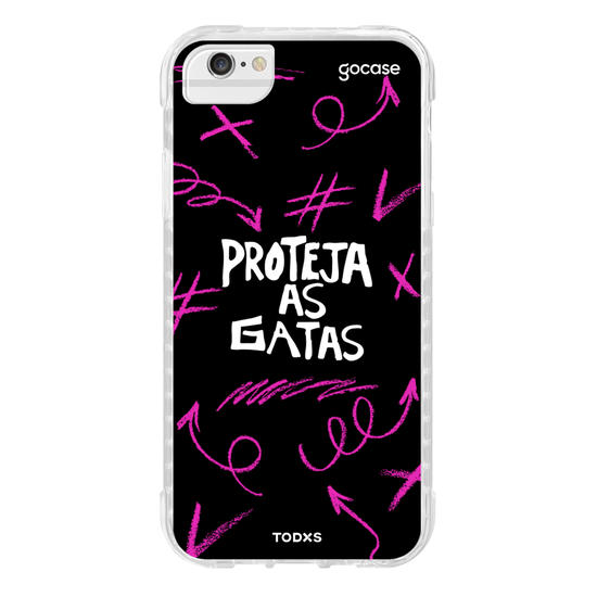 Capinha para celular  Todxs - Proteja as Gatas - Grafismos