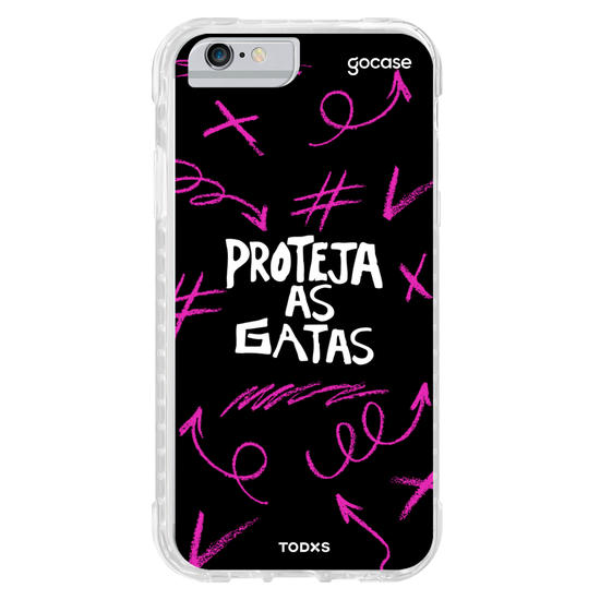 Capinha para celular  Todxs - Proteja as Gatas - Grafismos