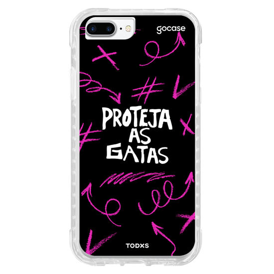 Capinha para celular  Todxs - Proteja as Gatas - Grafismos