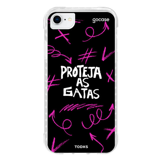 Capinha para celular  Todxs - Proteja as Gatas - Grafismos