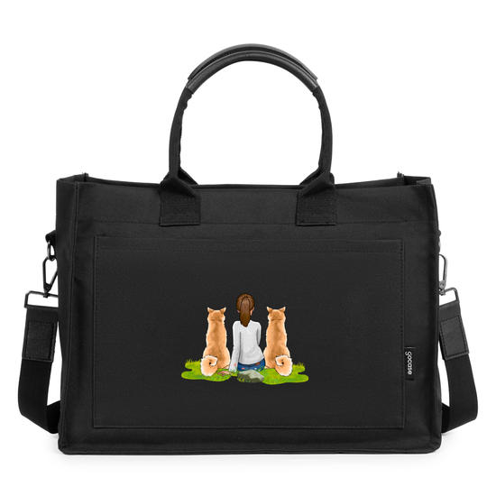  Tote Mini - Garota Com 2 Pets