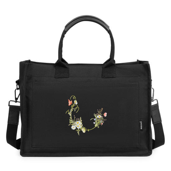  Tote Mini -  Inicial Arranjo de Flores